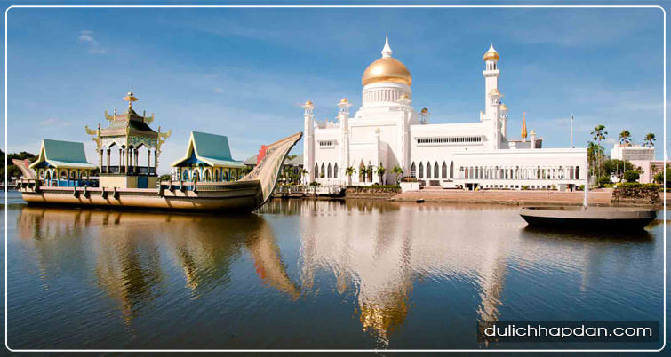 Khám phá đất nước Brunei - Cung điện hoàng gia Brunei 