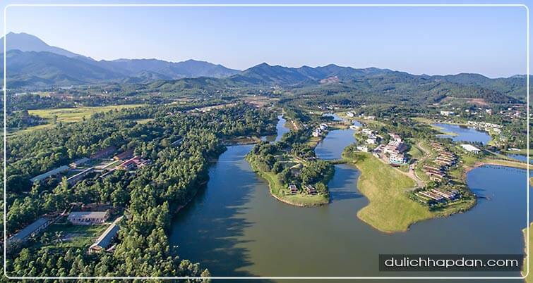 kinh nghiệm đi flamingo đại lải resort - toàn cảnh flamingo đại lải